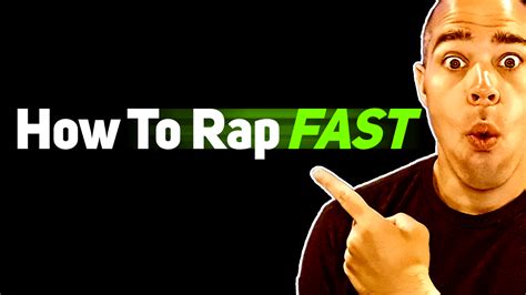 How To Rap Fast And Clear