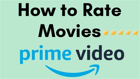 how to rate movies on prime video