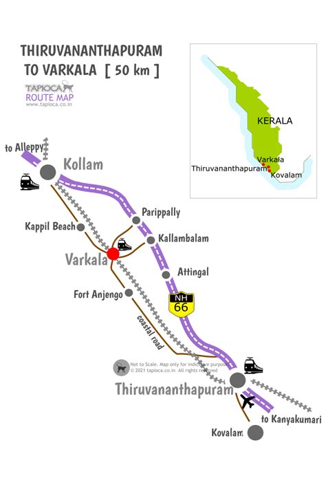 how to reach varkala by train