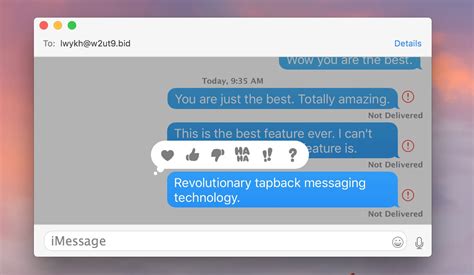 How To React To An Imessage On Mac