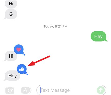 how to react to messages on android to iphone