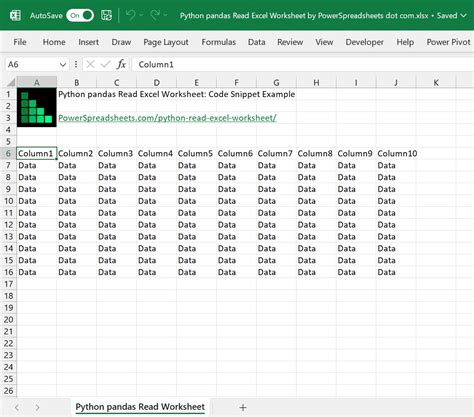 how to read a excel file in python pandas