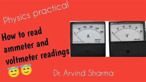 How To Read Ammeter And Voltmeter