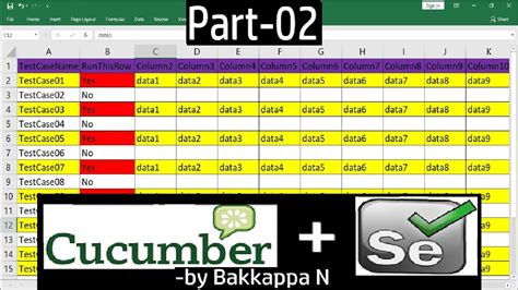 how to read data from excel in selenium cucumber