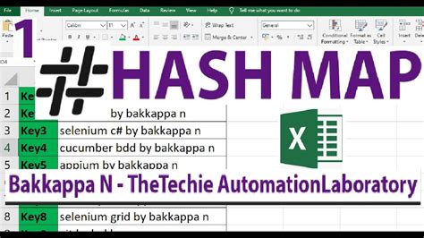 how to read data from excel in selenium using hashmap
