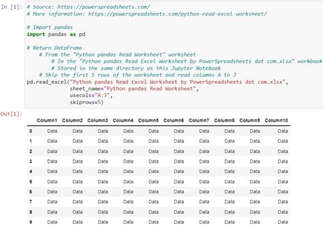 how to read excel file in python pandas
