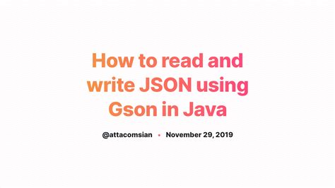 how to read json file in java using gson