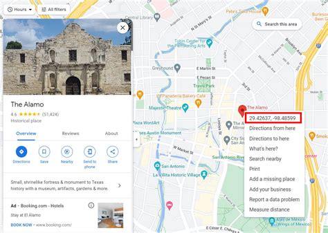 how to read latitude and longitude in google map