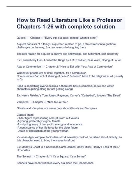 How To Read Literature Like A Professor Revised Pdf? Update