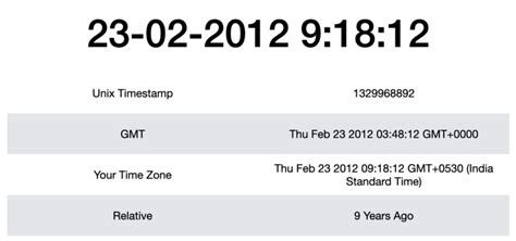 how to read utc timestamp