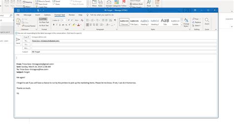 how to receive email in html format outlook