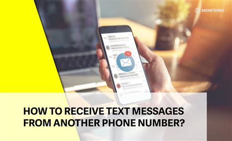 how to receive text from different number