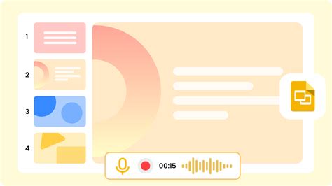 how to record audio directly on google slides