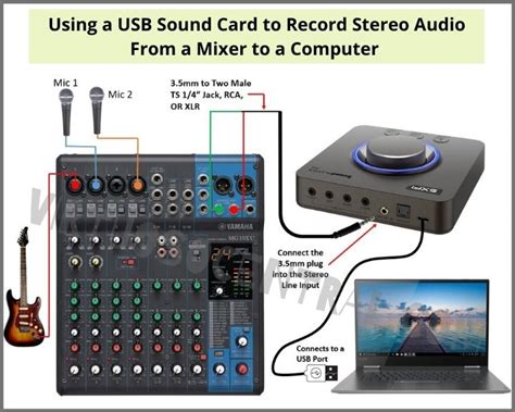 How To Record Audio From Usb Mixer To Computer