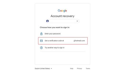 how to recover a gmail password with verification code
