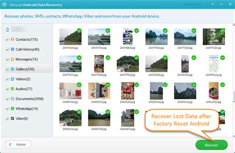 how to recover data after factory reset android with computer