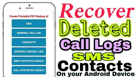  62 Most How To Recover Deleted Call Log Android Free App Recomended Post