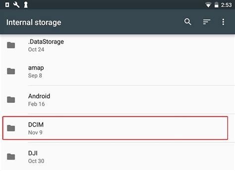 how to recover deleted dcim folder android