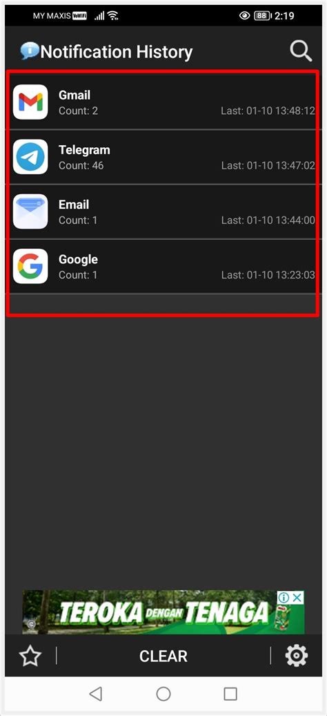 how to recover deleted notifications on android