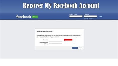 how to recover facebook account without using code