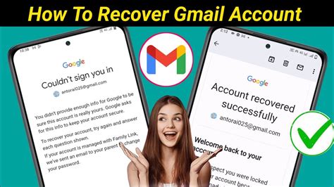 how to recover gmail account without verification code password and phone number