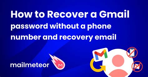 how to recover gmail password without security code
