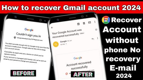 how to recover my gmail account with verification code