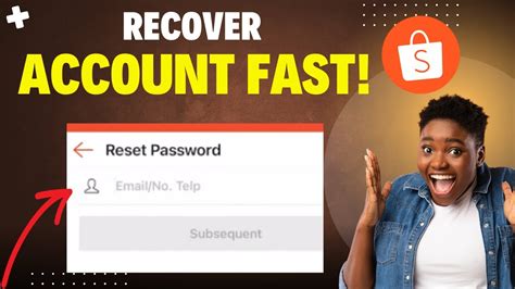 how to recover shopee account without email verification code