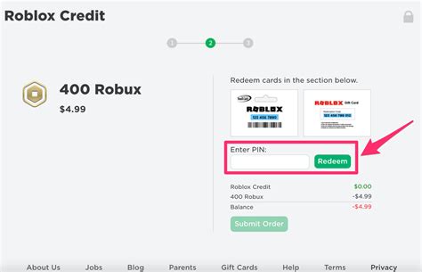 how to redeem a 15 dollar roblox gift card