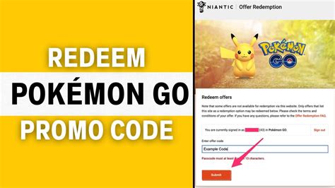 how to redeem a code for pokemon go