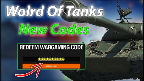 how to redeem codes in wot