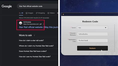 how to redeem codes on mobile hsr