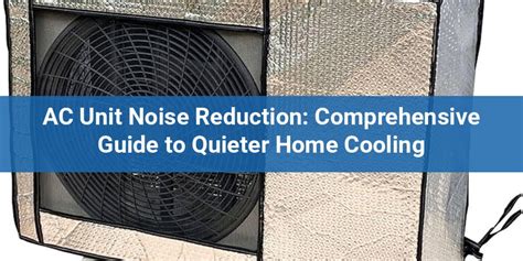 How To Reduce Noise Of Ac Unit