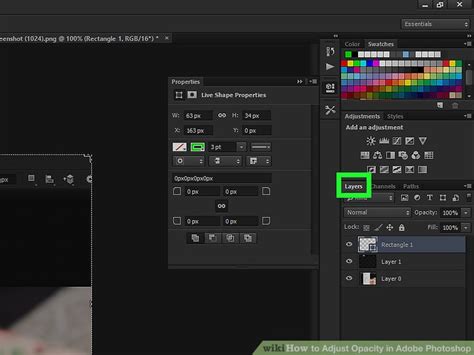 how to reduce opacity of an image in photoshop