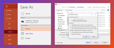 how to reduce ppt template file size