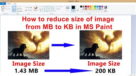 How To Reduce Size Of Image In Ms Paint
