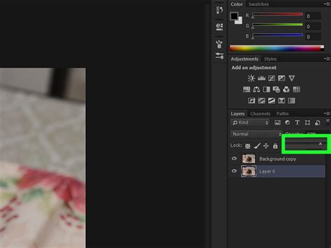 how to reduce the opacity of part of an image in photoshop