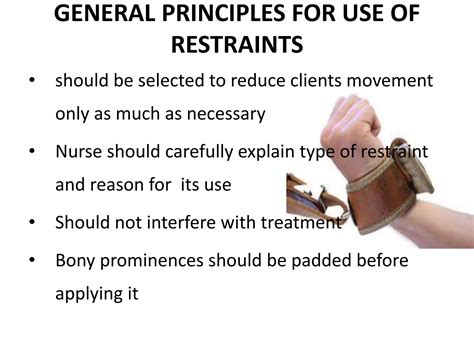 How To Reduce The Use Of Restraints