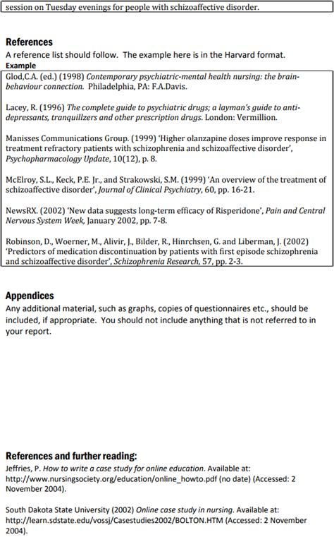 how to reference a case study example
