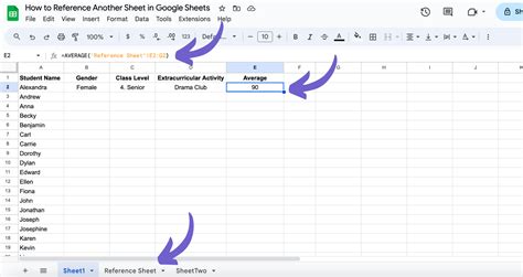 how to reference cell above in google sheets