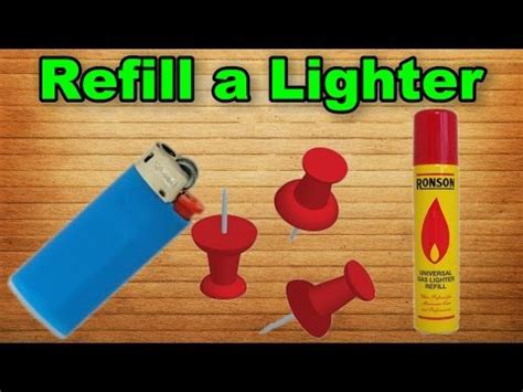 How To Refill Lighter Without Adapter