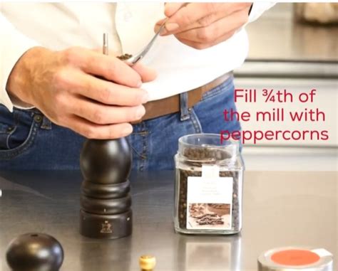 how to refill peugeot pepper mill