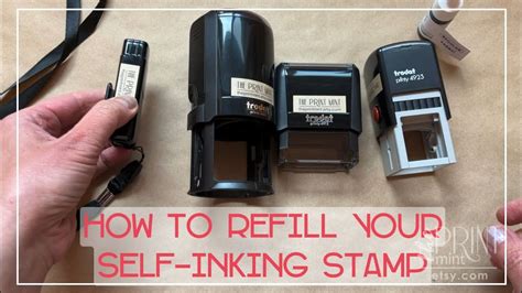 How To Refill The Stamp Ink