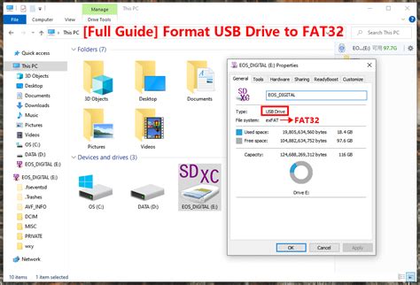how to reformat flash drive to fat32
