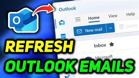how to refresh outlook email on android