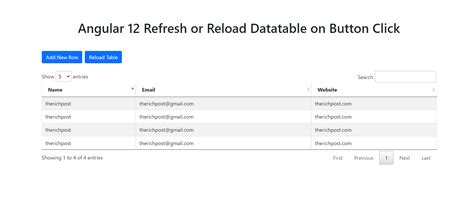 how to refresh template in angular