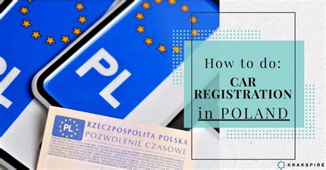 how to register car in poland