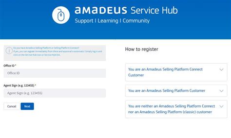 how to register in amadeus