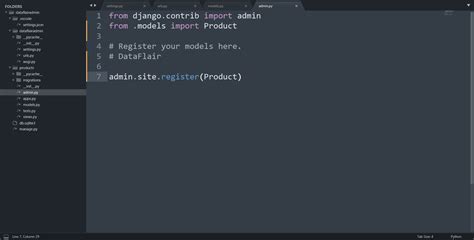 how to register models in admin django