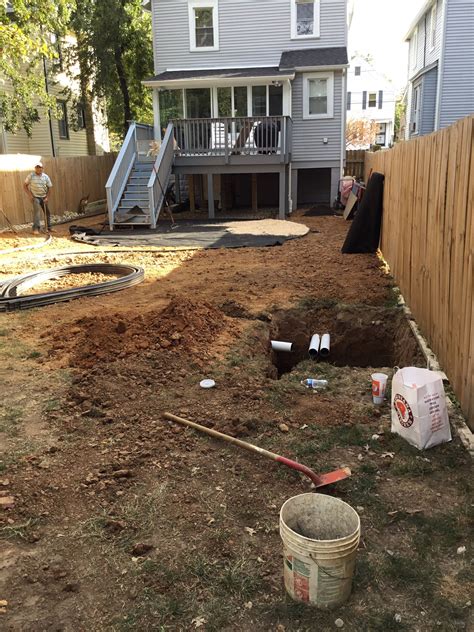 Regrade Backyard / Grading Drainage Delaware Outdoor Drainage Problems